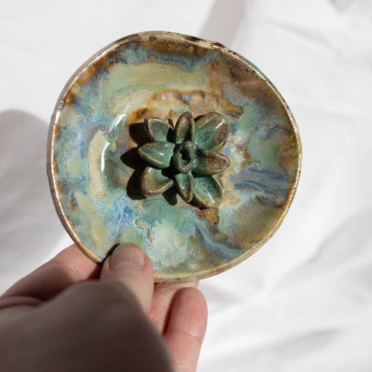 Räucherteller Succulente