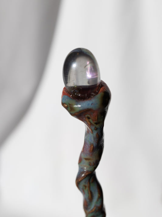 Ritual Löffel Aura-Bergkristall